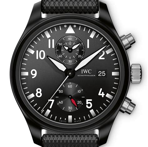 iwc top gun cinturino|iwc chronograph top gun.